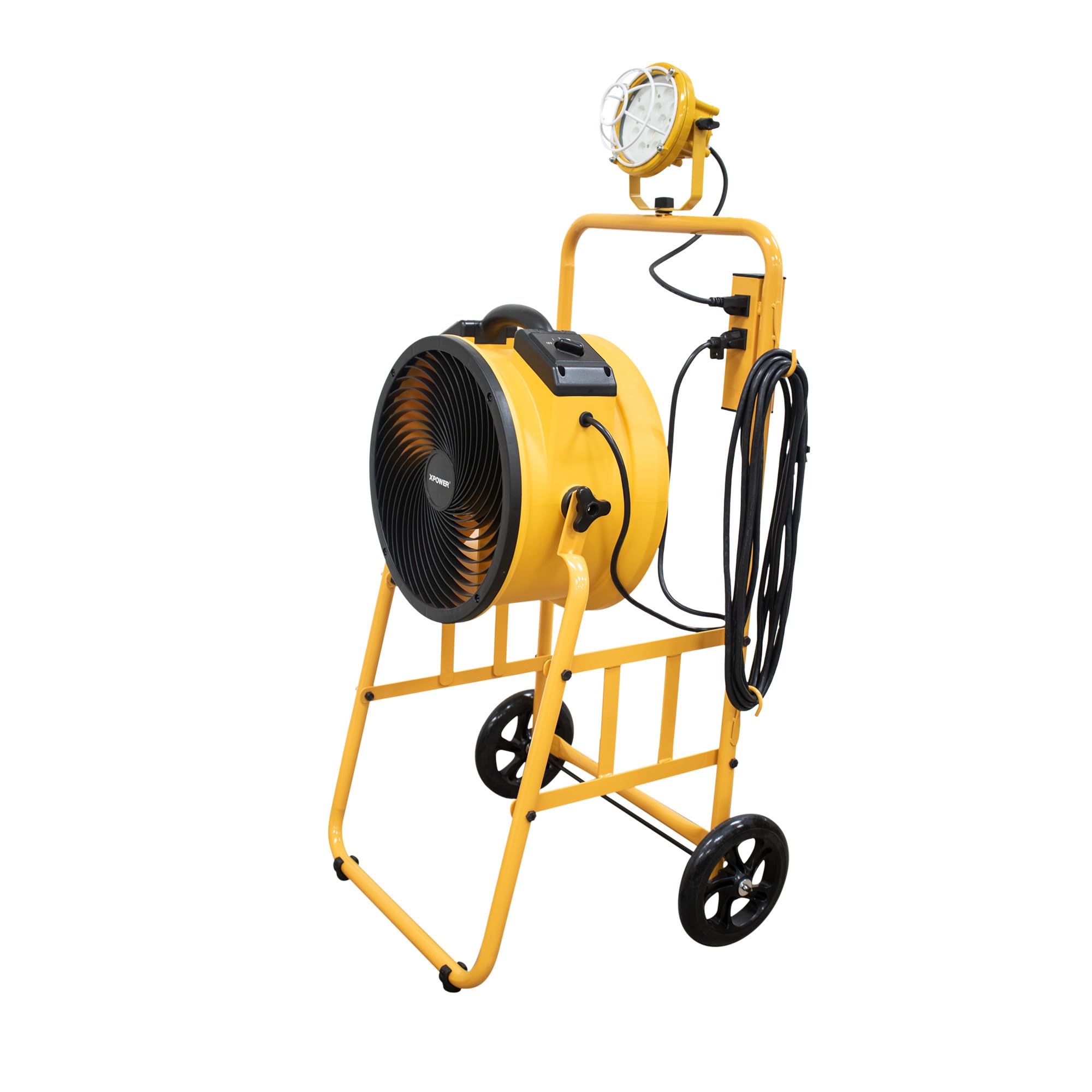 Dock Fan XPOWER FA-300K6 With Trolley and Light (Yellow)