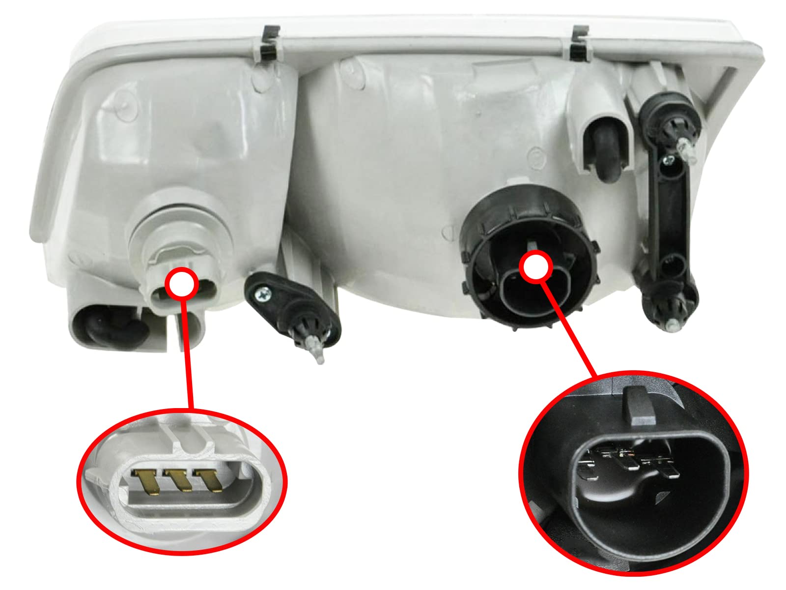 FR232-B001R Eagle Eyes Headlight