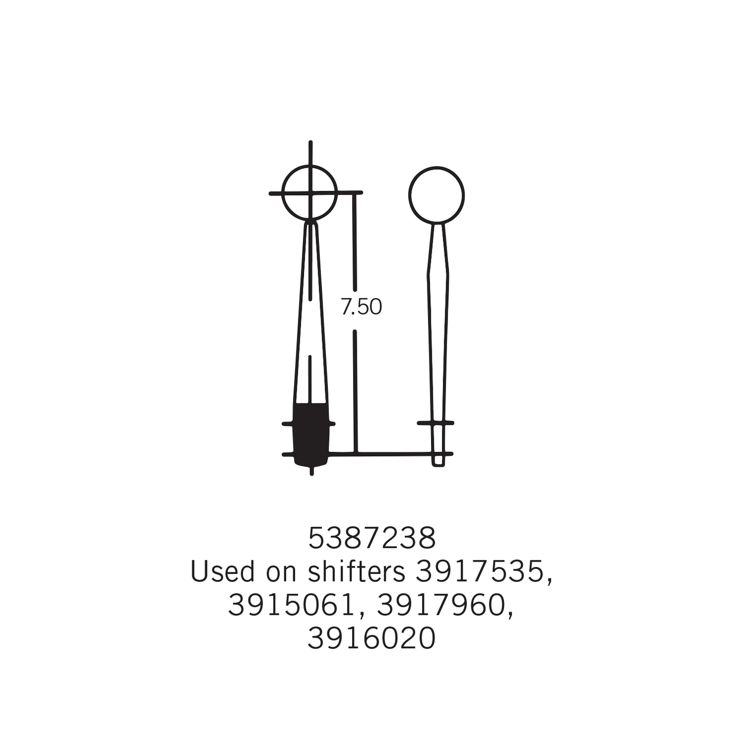 Manual Gear Shift Lever Kit Hurst 3917535