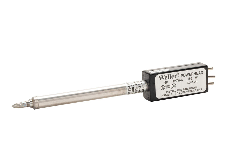 Weller Power Head 6B Tip, 1/8", 600° F For Gt, Black