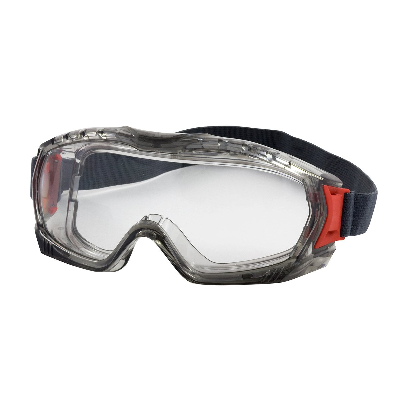 Stone Indirect Vent Goggle 251-60-0020 with Gray Body, Clear Lens and Anti-Scratch/Anti-Fog Coating