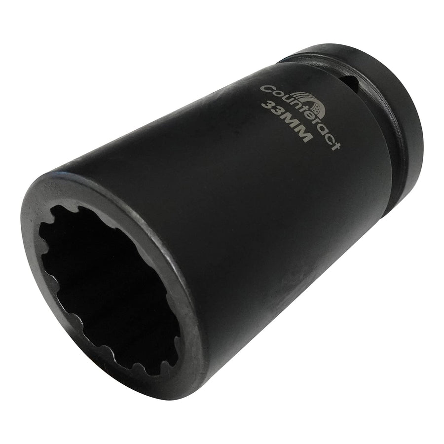 6 Way Counteract Socket - 33mm - 1" Drive