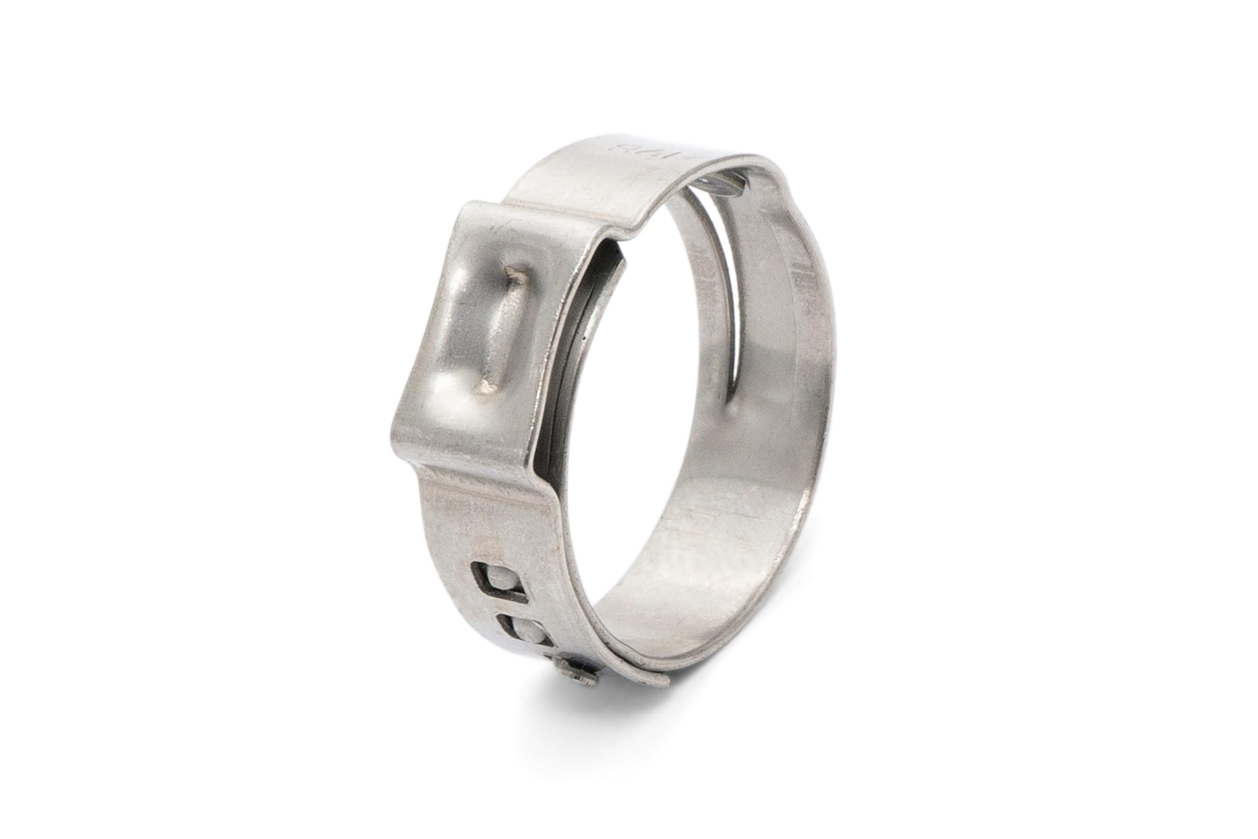 Stainless Steel HPS Ear Clamp, Effective Diameter Range: 9.4mm - 11.9mm, 10 pcs per Pack, EC-0119x10