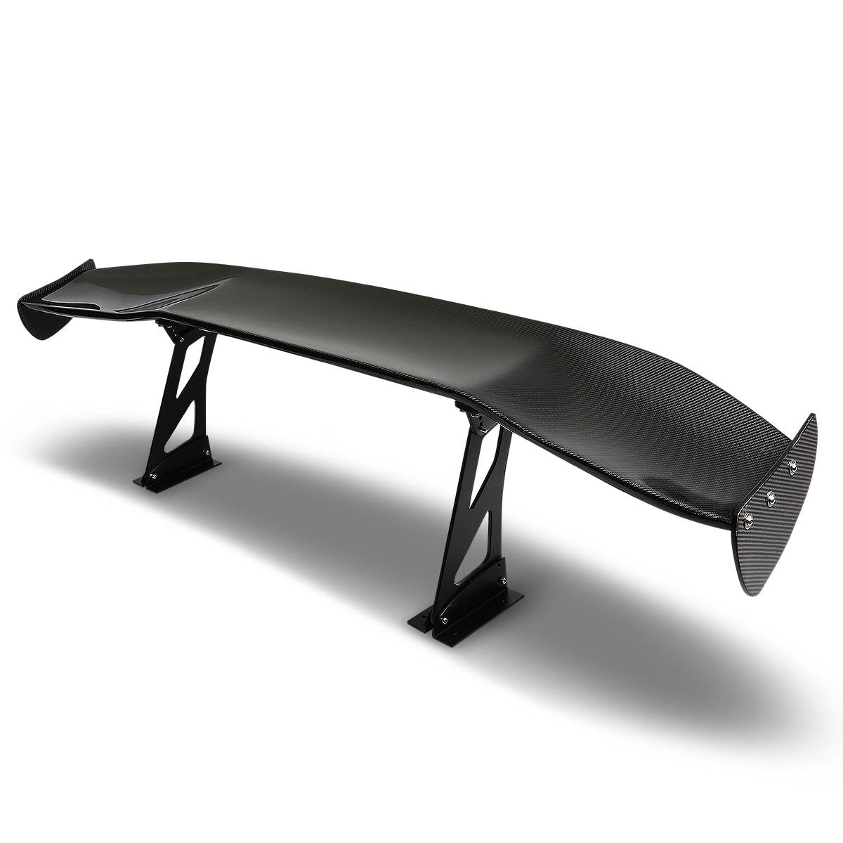 69 inches Auto Dynasty Universal GT Style Carbon Fiber Spoiler with Brackets