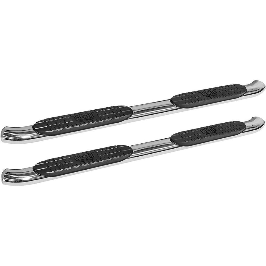 PRO TRAXX 4 Westin Oval Nerf Bars fits 2016-2024 Titan XD Crew Cab 2017-2024 Titan Polished Pair
