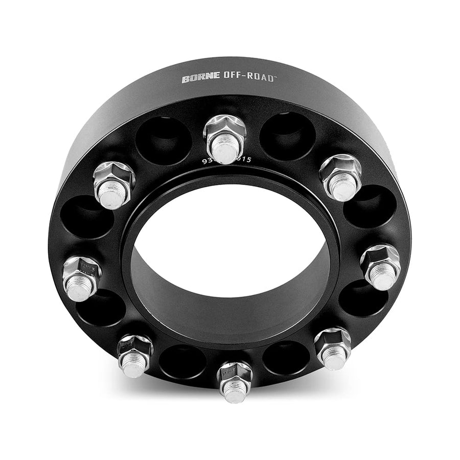 Borne Mishimoto Off-Road Wheel Spacers 6X139.7 78.1mm Center Bore, M14 x 1.5, 2.00" Thick, Black