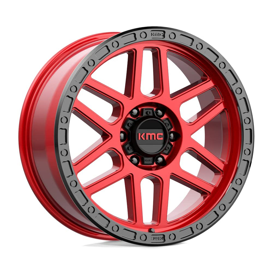 KMC Wheels 17X8.5 MESA 6X5.54.75 0mm CANDY RED WITH BLACK LIP - KM54478568900