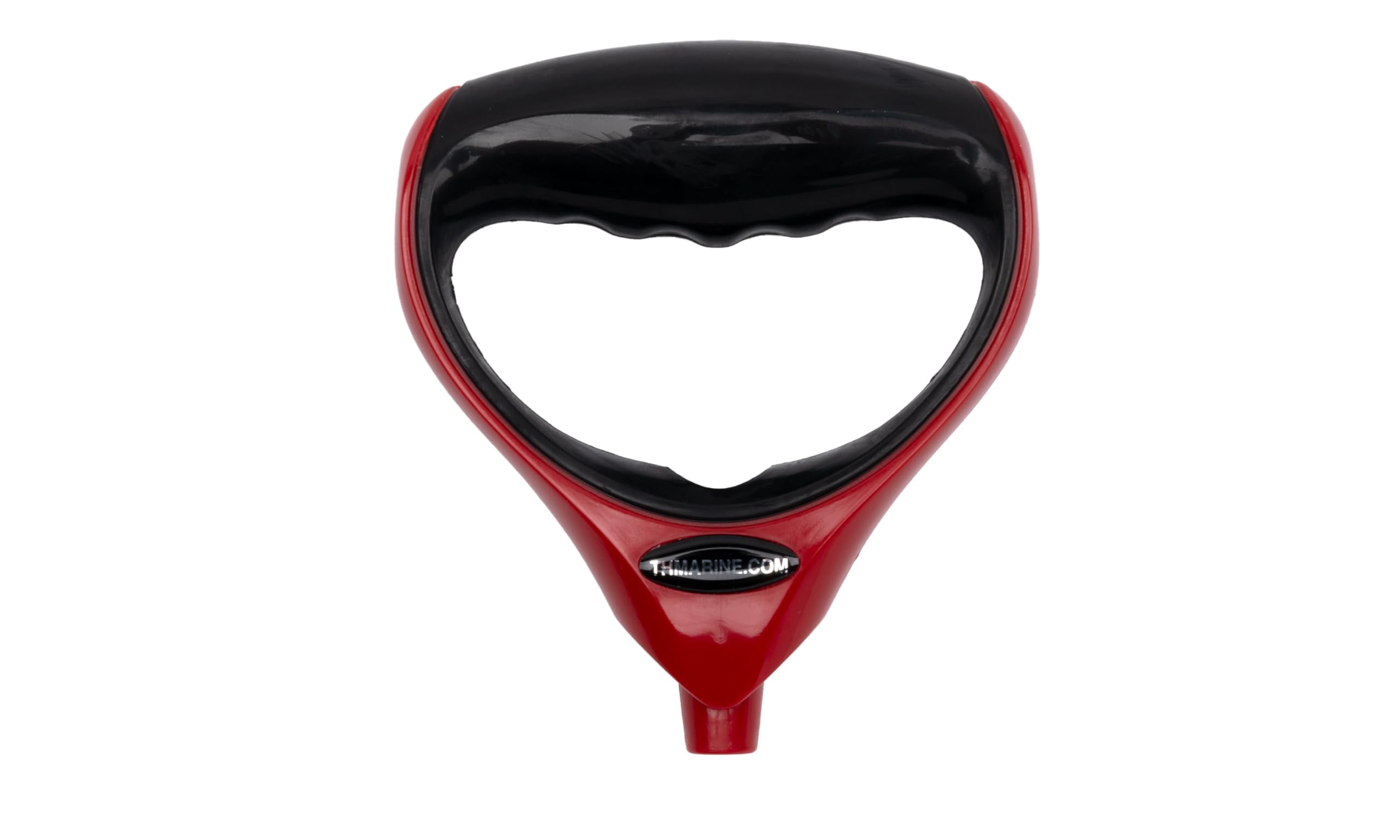 G-Force T-H Marine Trolling Motor Replacement Handle and Cable – Heavy Duty Nylon Jacketed Stainless Steel Lift and Release System with Cushioned Grip for Most Bow Mount Motors – Clamp On, Red Handle