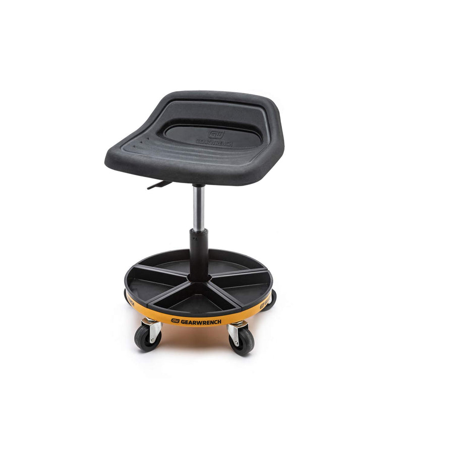 Adjustable Height GEARWRENCH Swivel Mechanics Seat, 18" To 22" - 86994