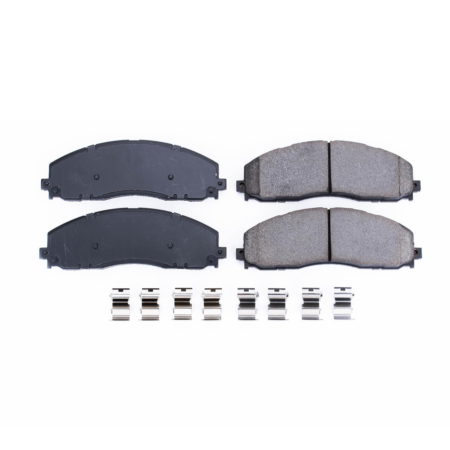 Power Stop Z17 17-1680 Front Ceramic Brake Pads with Hardware For 2013-2022 Ford F-250 F-350 | 2013-2016 F-450 Super Duty 8 Lug