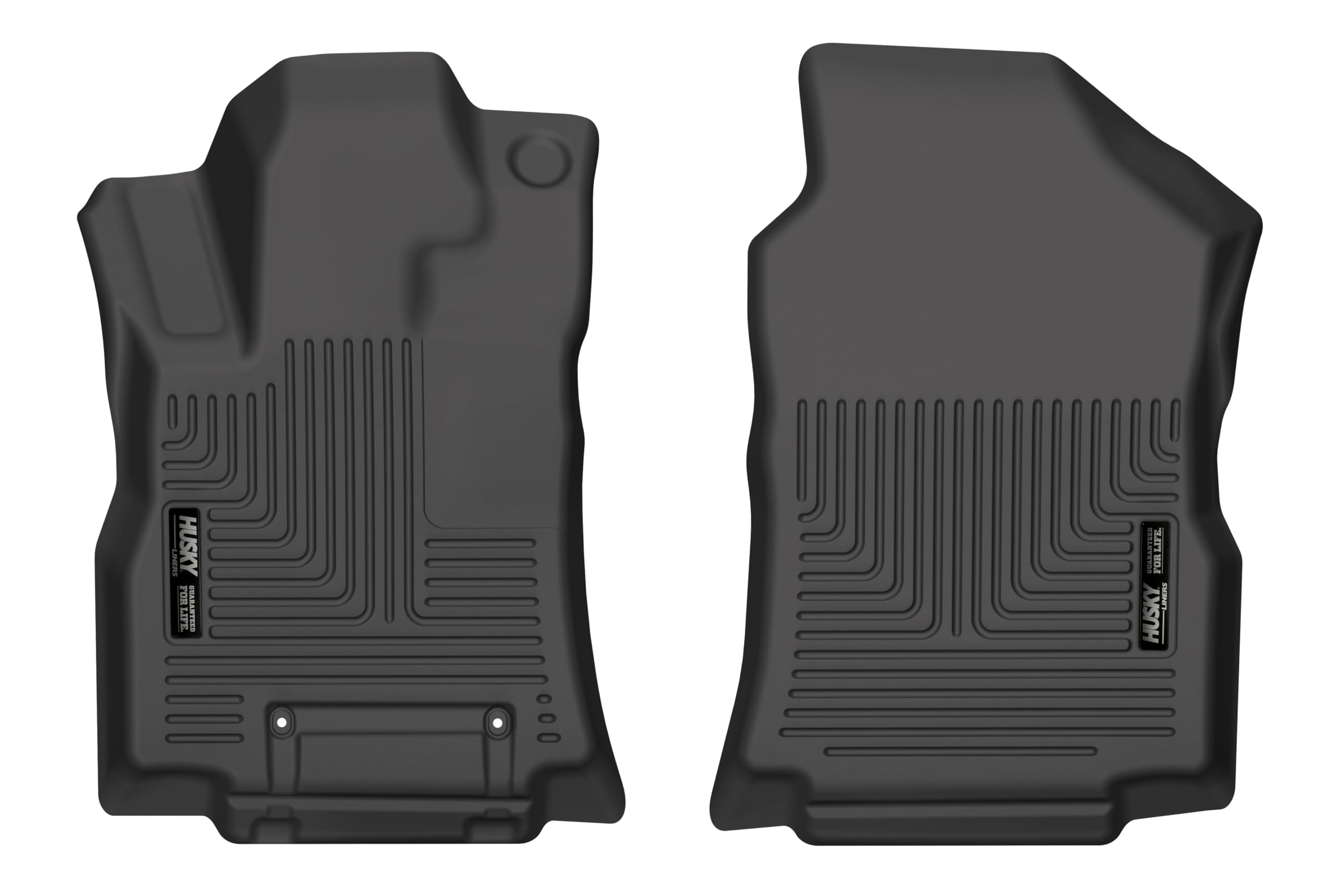 Weatherbeater Husky Liners Floor Mats | Fits 2019-2025 Subaru Ascent | Front Row, 1-pc Black - 15381