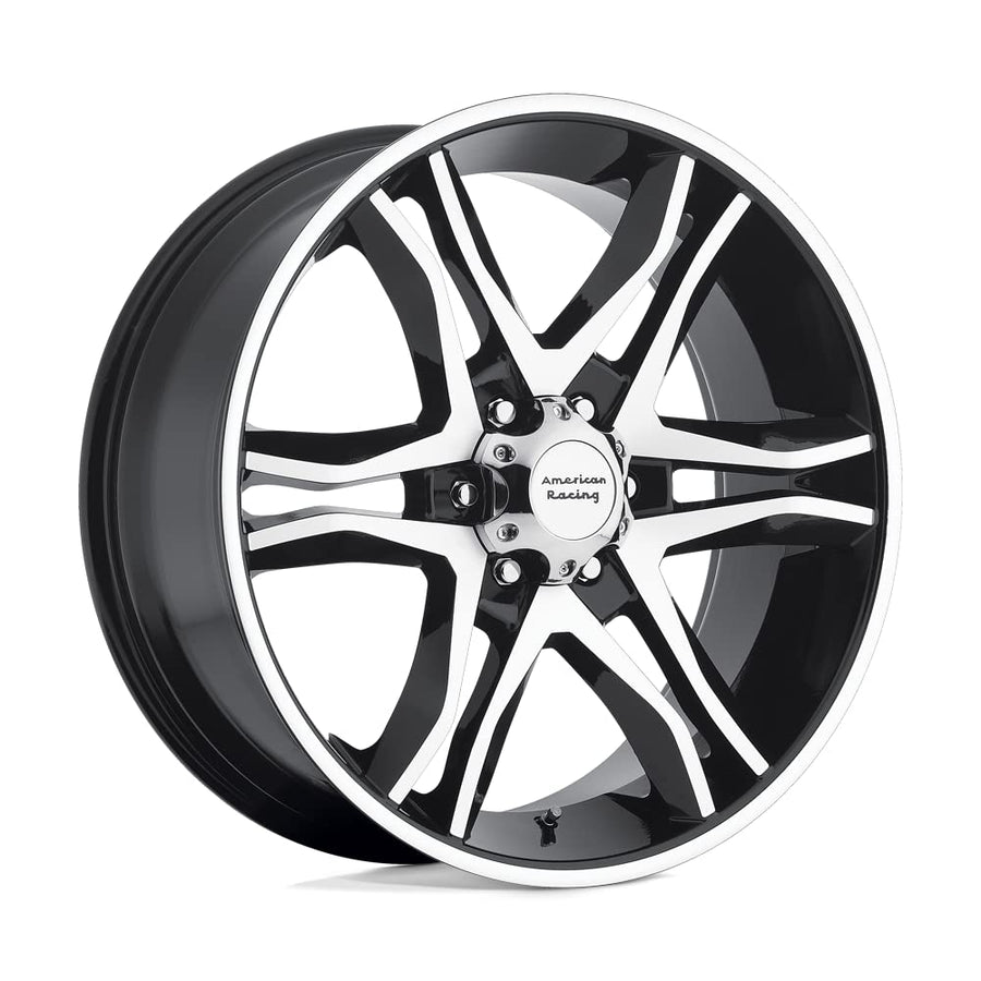 AR893 MAINLINE American Racing 16X8 6X5.5 4.5 0mm GLOSS BLACK MACHINED - AR89368068300