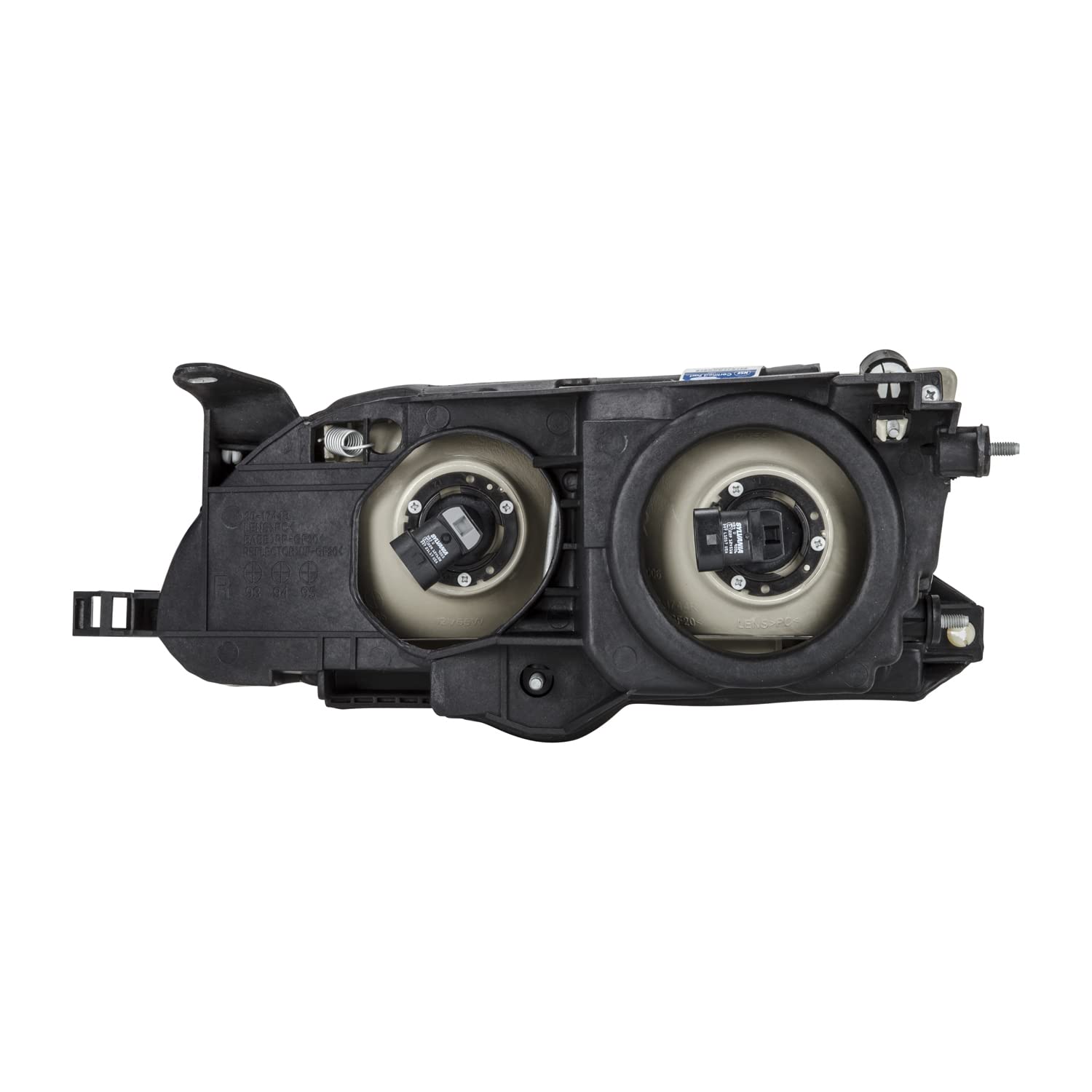 Right TYC Headlight Assembly Compatible with 1993-1997 Toyota Corolla