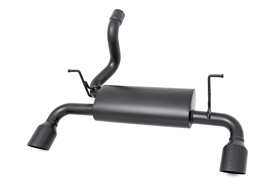 Rough Country Performance Black Dual Outlet Exhaust for 18-25 Jeep JL - 96003