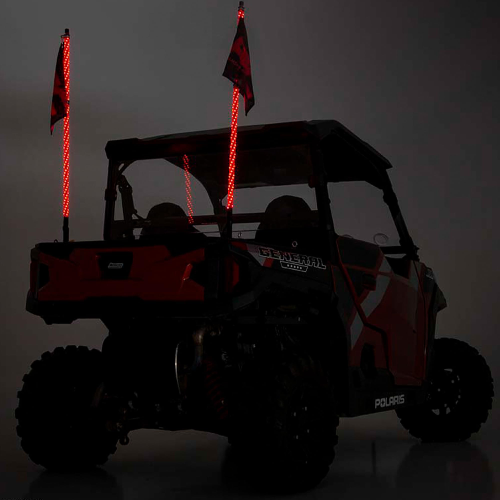 Rough Country LED Whip Light Mounting Brackets for RZR XP 1000 Polaris , Black
