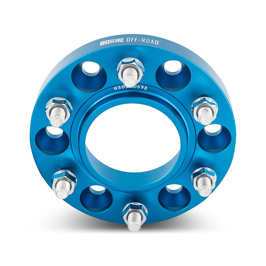 Wheel Spacers Mishimoto, 6x135, 87.1 Center Bore, M14x1.5, 25mm Thick, Blue