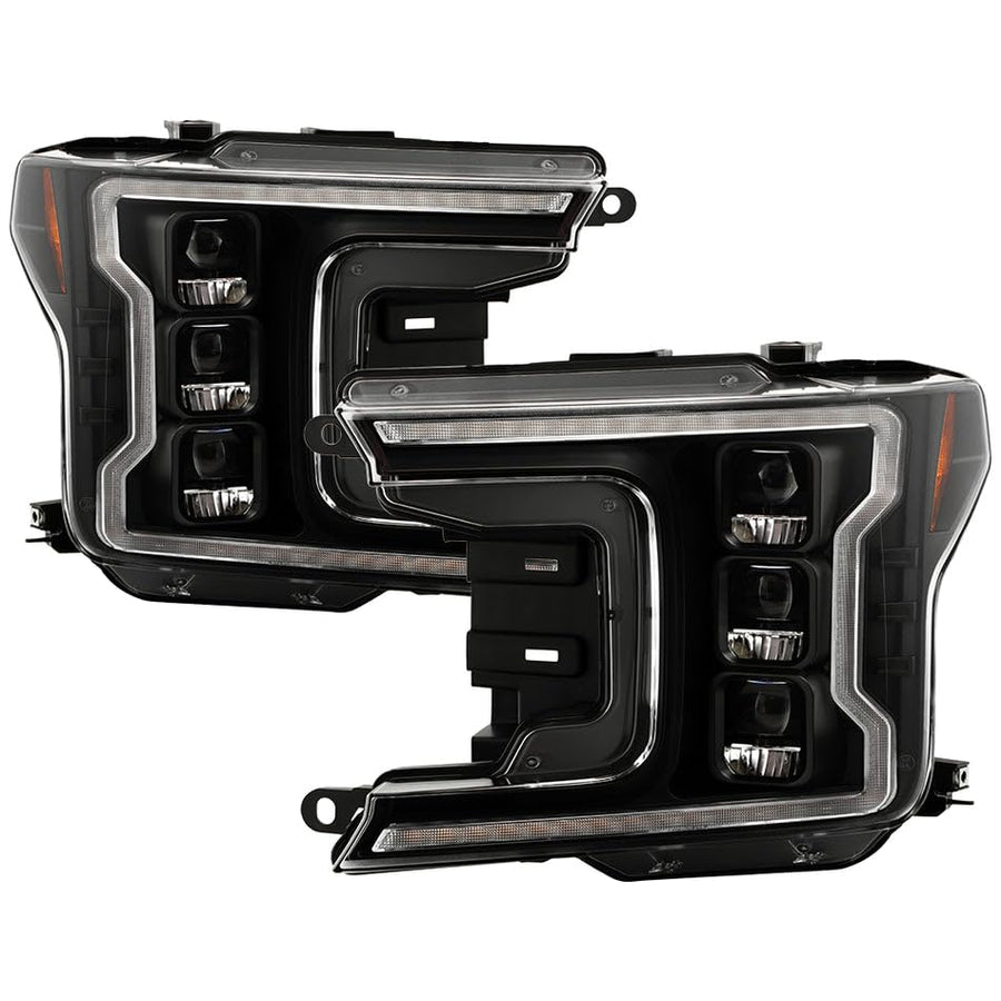 Headlights Spyder Apex (PRO-YD-FF15018HALAP-SEQ-BK)