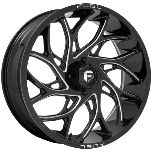 UTV Fuel D741 24X7 GL-BLK-MIL 4X137 13MM - D7412470A644