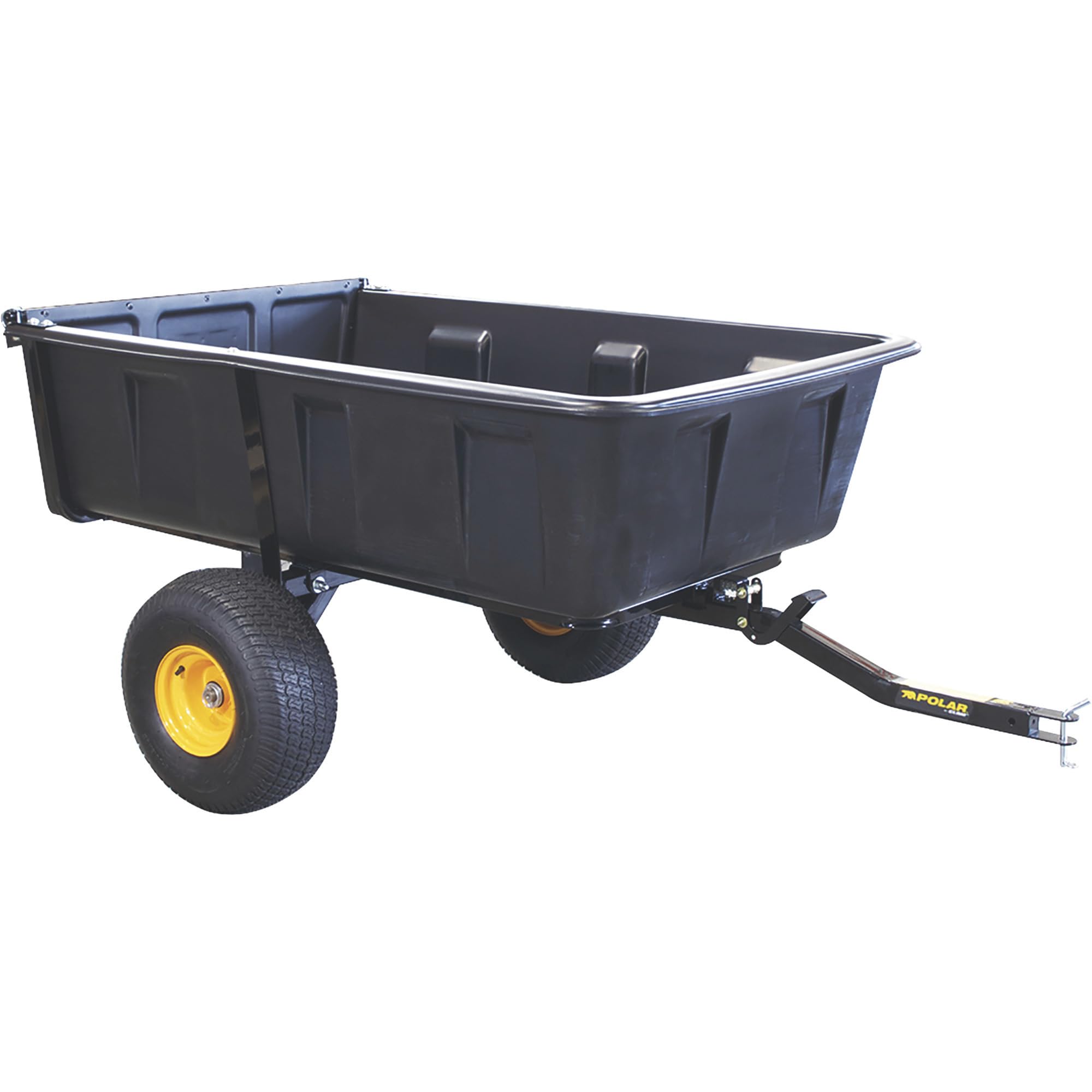 HD Max Polar Trailer #10535 – 93" x 55" x 39" Heavy-Duty Utility Trailer – 1,800 lb Capacity, Rustproof Poly Tub, All-Steel Frame, Sealed Bearings, Farm & Field Hauler
