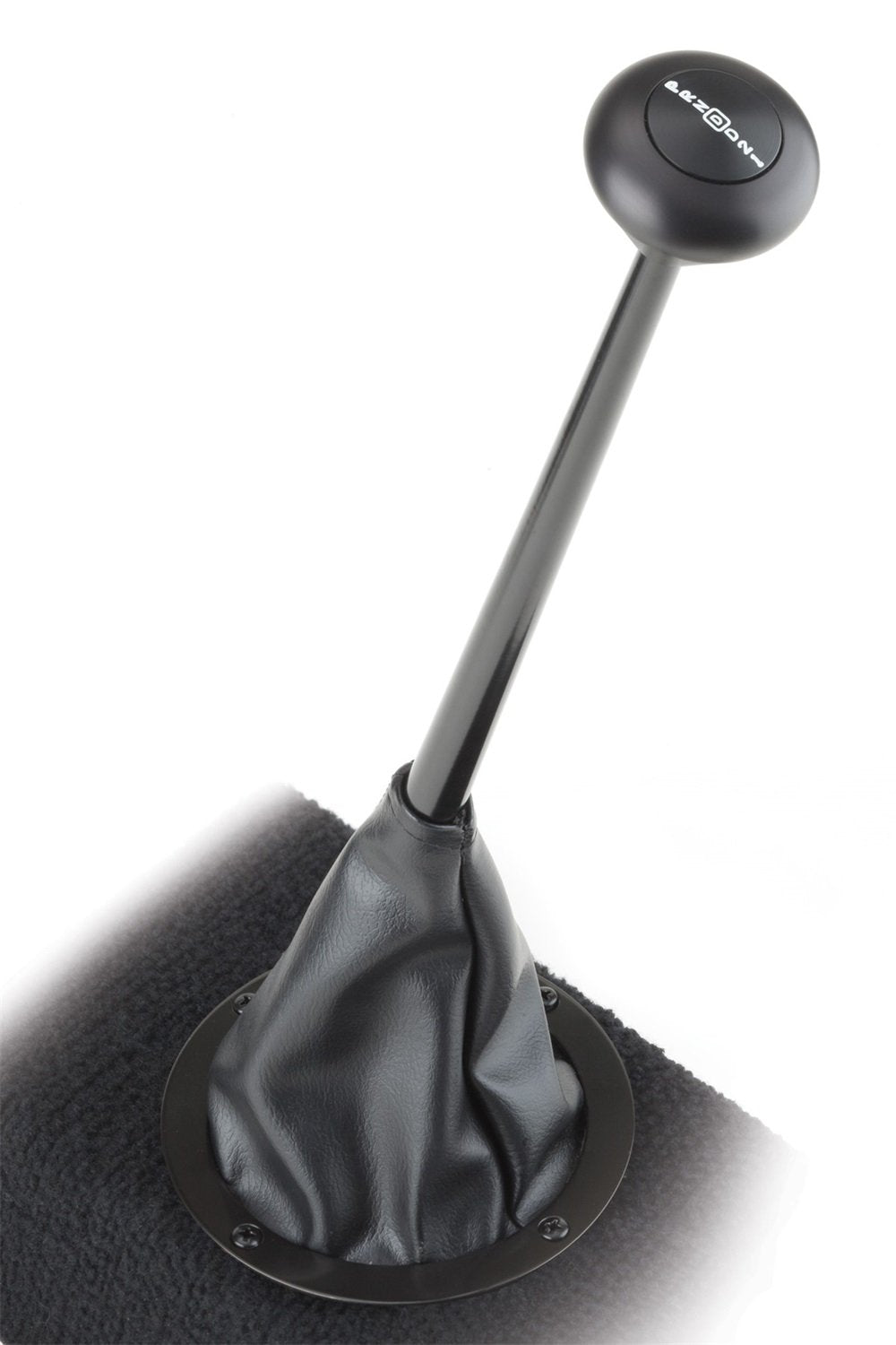Black Shifter Boot Ring with Lokar Boot X70-BHRB