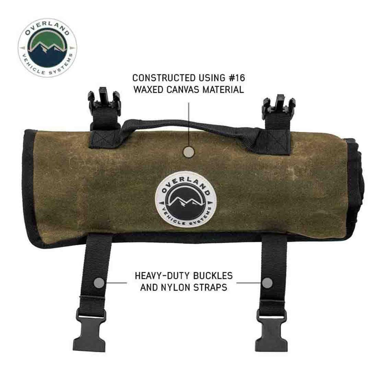 Wrench Tool Roll Overland Vehicle Systems #16 Waxed Canvas Storage Bags