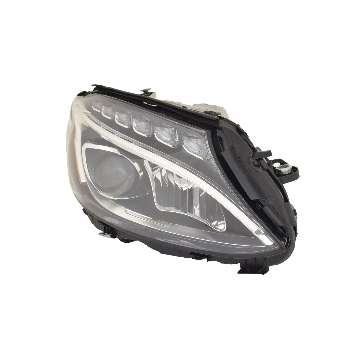 For Mercedes Benz C Class Sedan 15-18 Coupe/CONV. 17-18 Headlight STATIC LED without Adaptive Light & Logo Passenger Side ACK | DOT Certified 205 906 78 03 64 | MB2503227