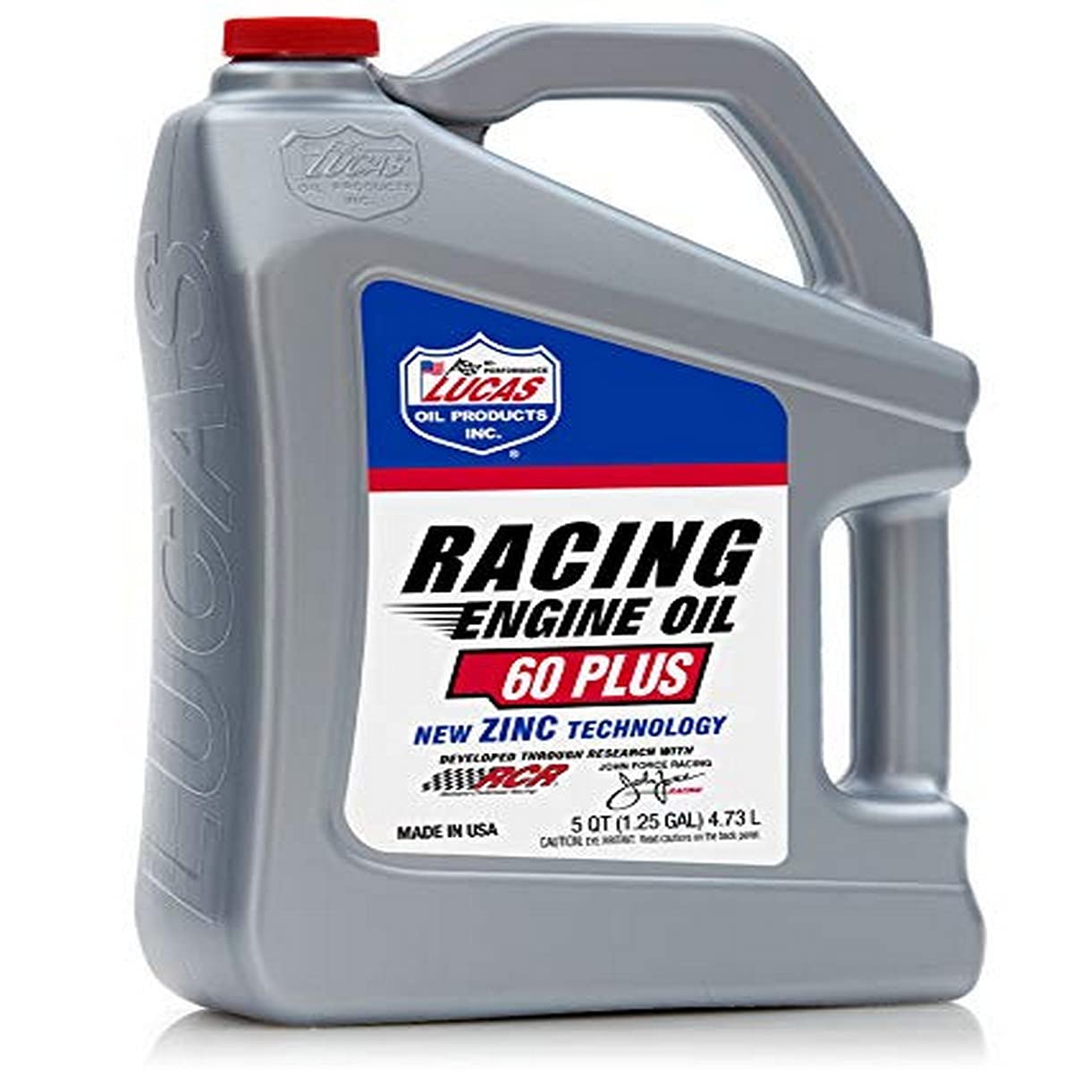 Lucas Oil 5 Quarts SAE 60 Plus Racing Engine Oil (Pack of 1)