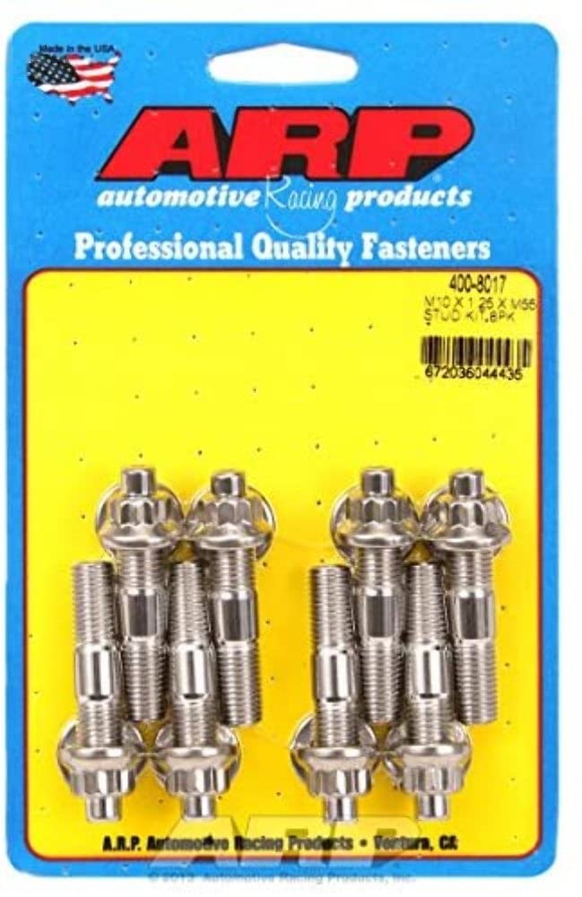 ARP Broached stud Kit 400-8017 (M10 X 1.25 X 55mm broached stud 8pcs)
