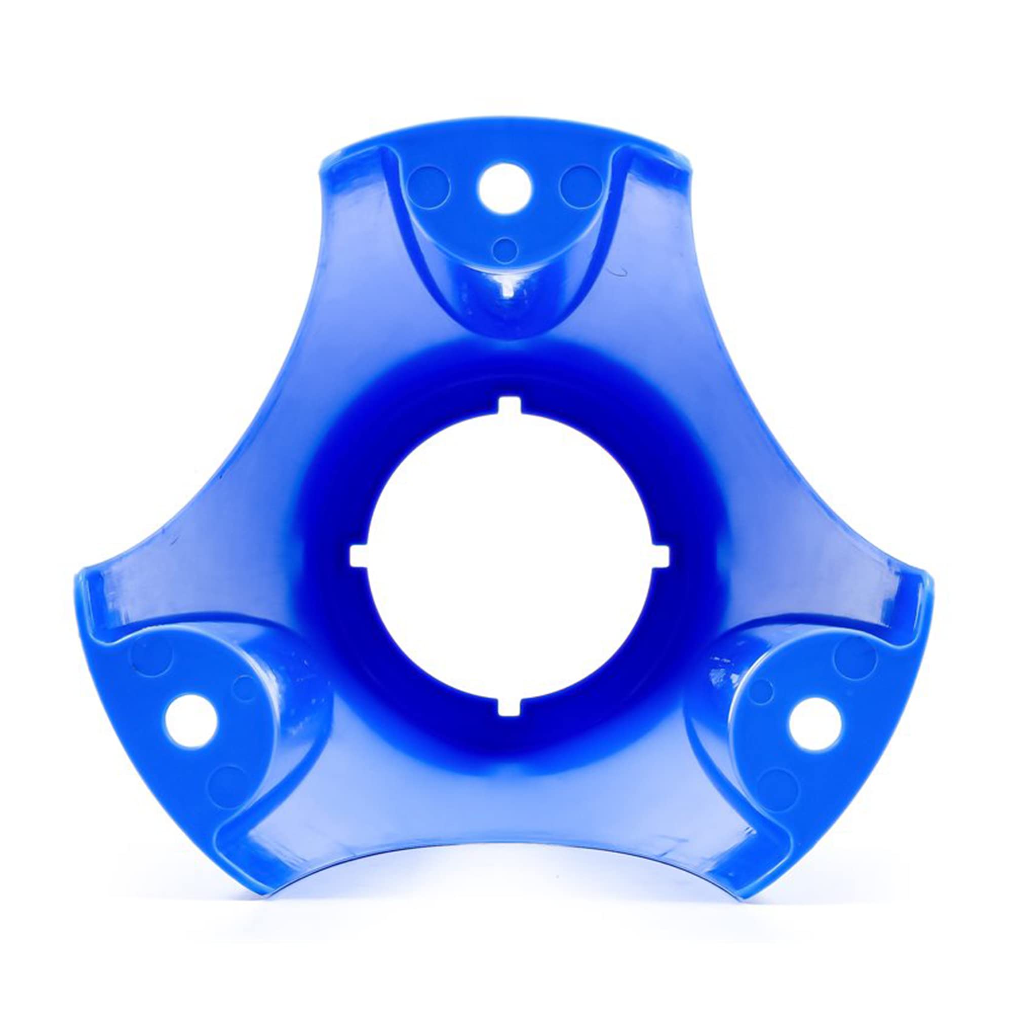 Camco - 21018 Water Filter Stand Universal Fit Plastic - Supports Water Filter in Upright Position to Reduce Hose Kinking and Maximize Water Flow Rate, Fits 4-Inch Filters - 40775, Blue