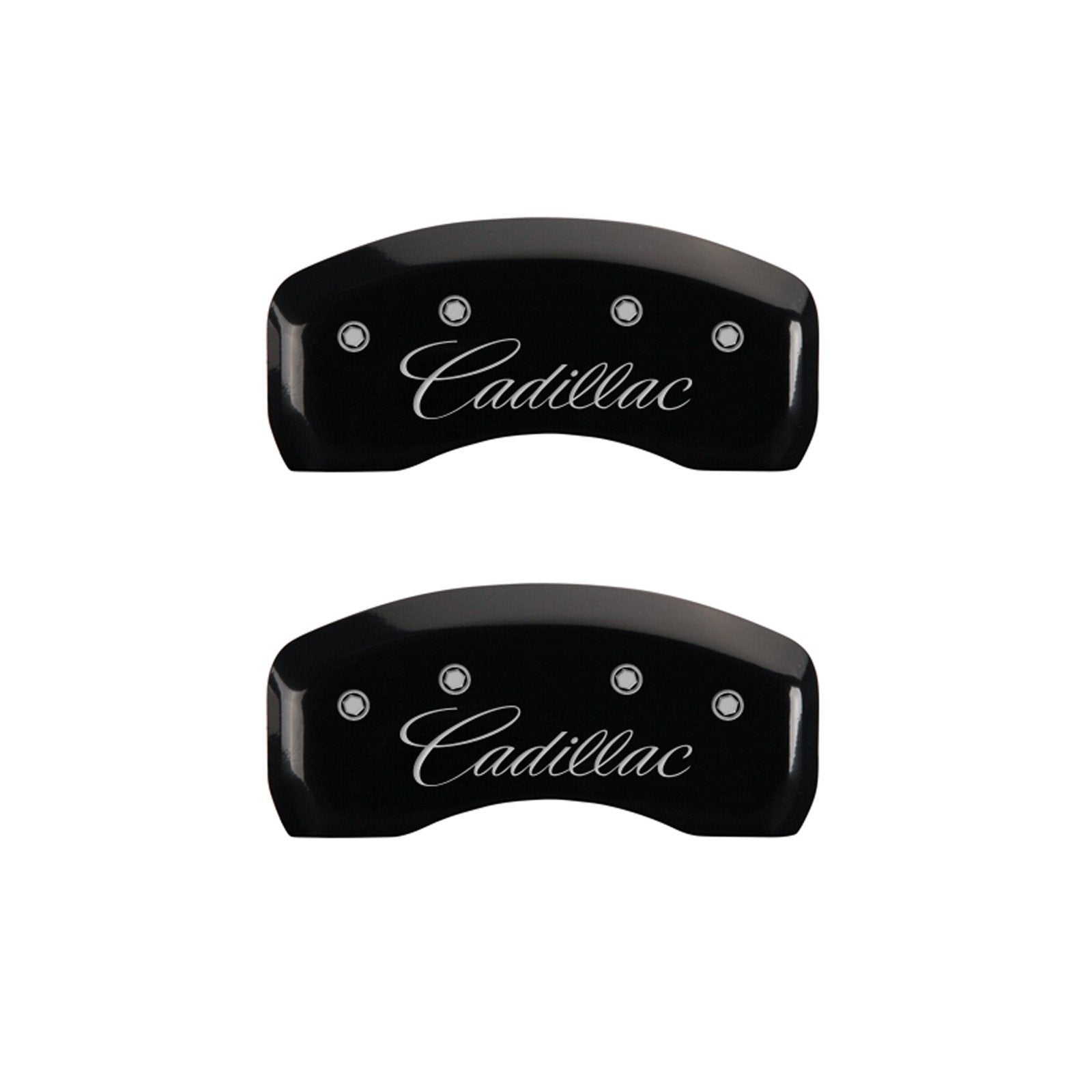 Caliper Covers MGP 35007SCADBK with Black Powder Coat Finish, (Set of 4)