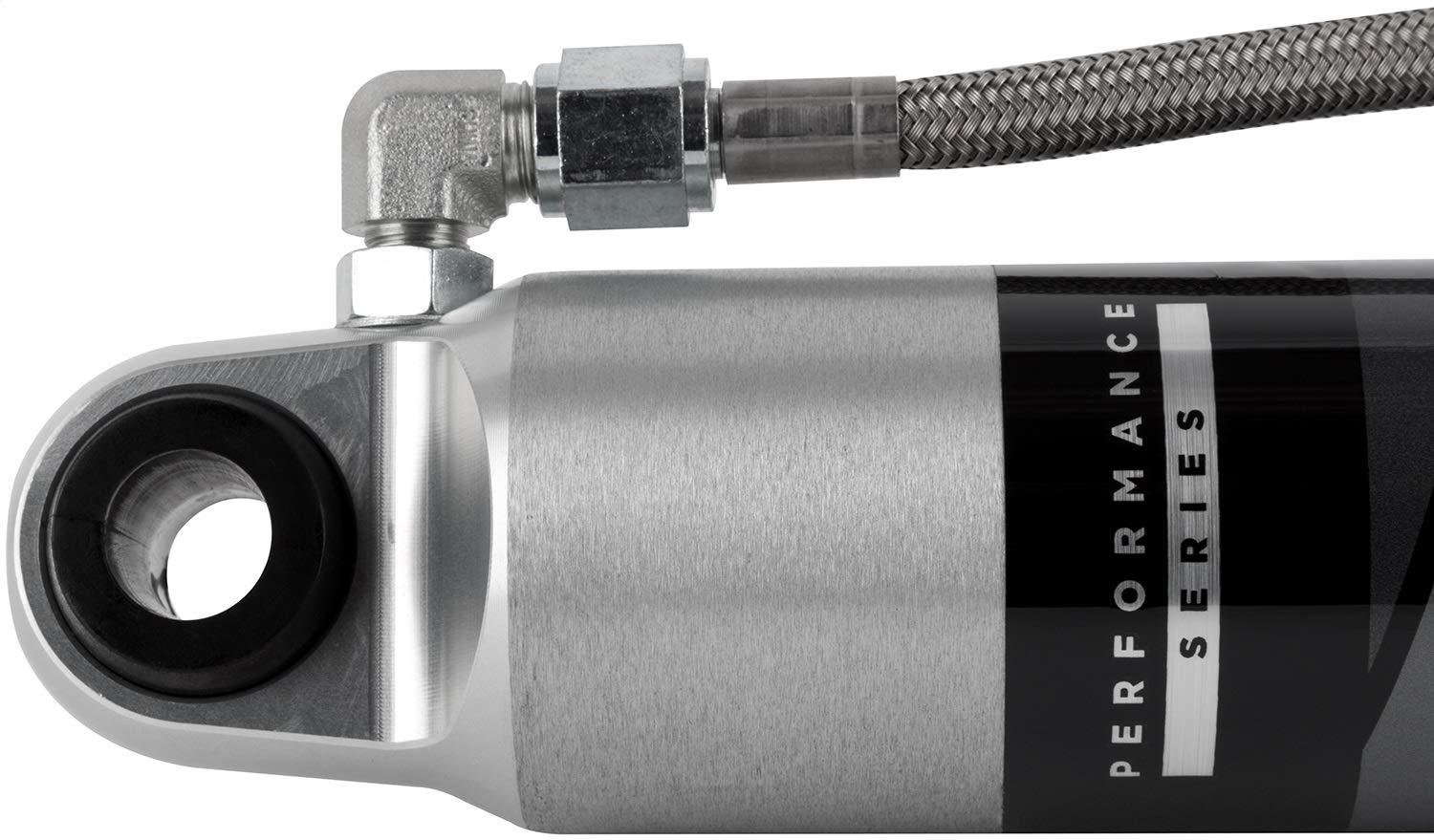 2.0 Fox Performance Series, Monotube, Aluminum, Clear Anodized, Front, 0 in to 1.5 in Lift