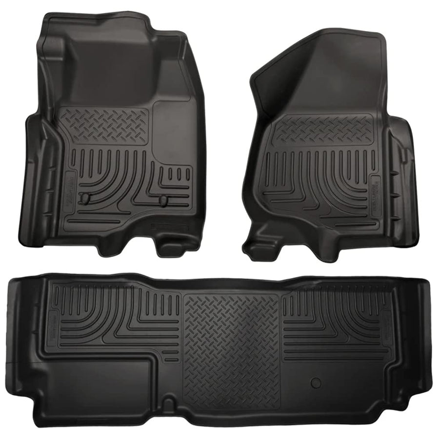 Husky Liners WeatherBeater 99721 Combination Front & 2ND Seat Floor Liners - (3