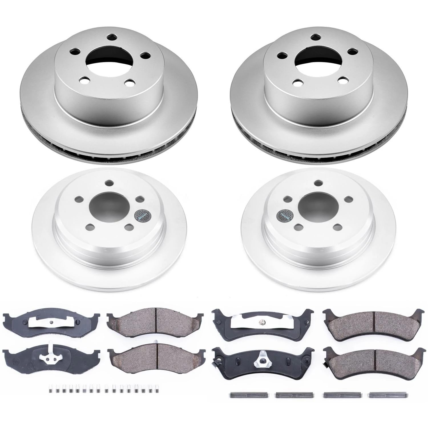 Power Stop Z17 Evolution Geomet® Coated Brake Kit Front & Rear