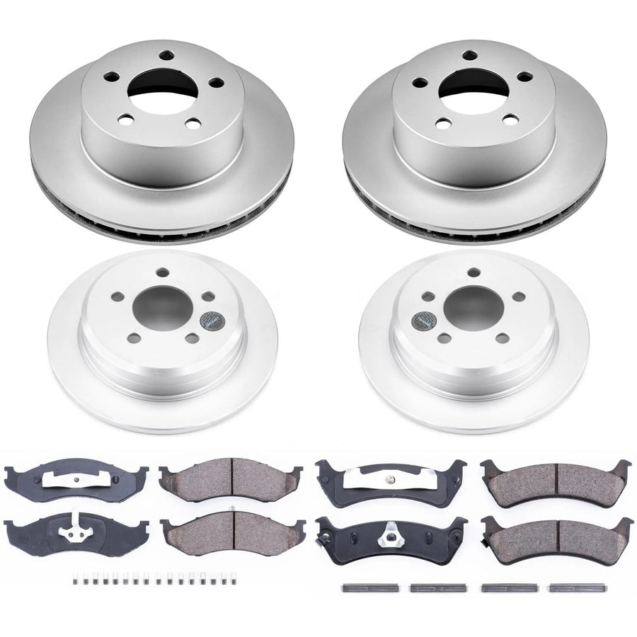 Power Stop Z17 Evolution Geomet® Coated Brake Kit Front & Rear