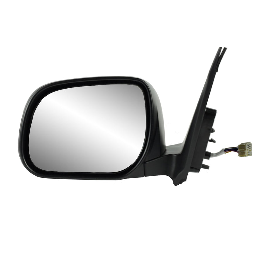 Mirror Driver Side for Toyota RAV4, US Built, Black, Foldaway, Power Side
