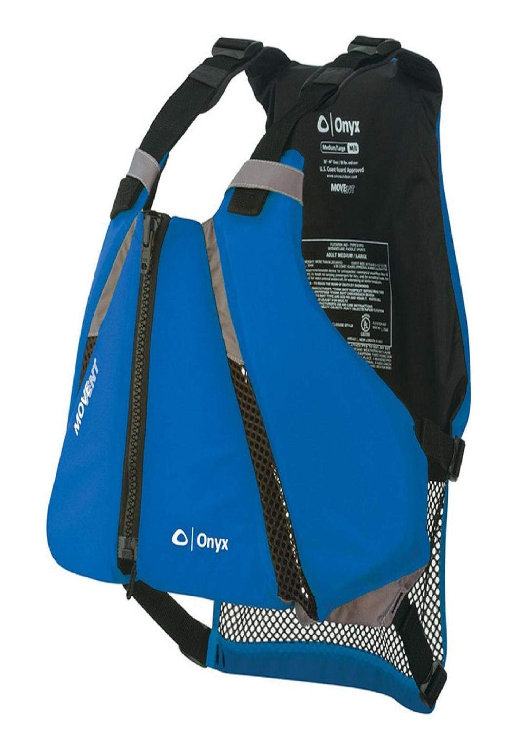 MoveVent ONYX Curve Paddle Sports Life Vest, X-Large/XX-Large, Blue