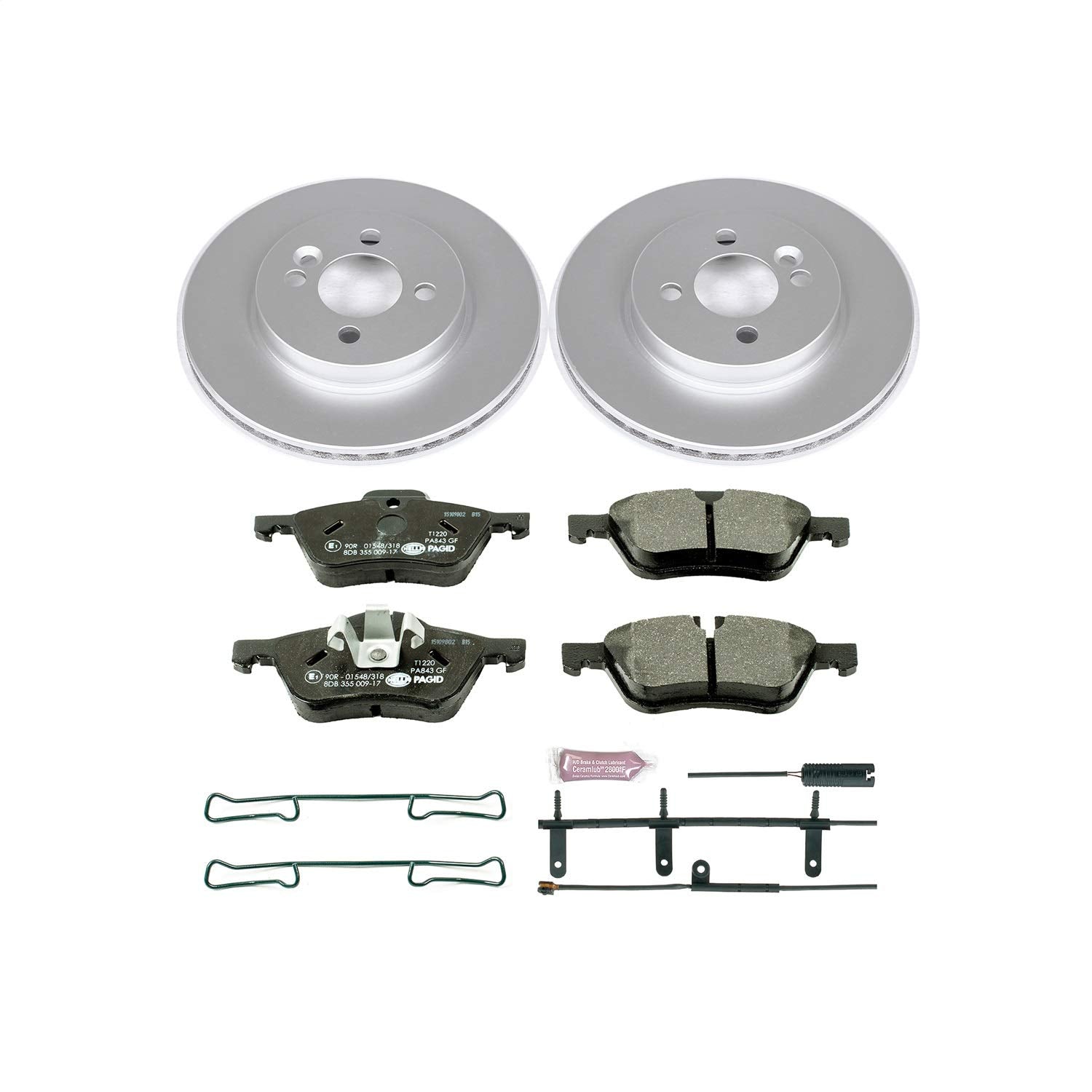 Euro-Stop Power Stop ESK5780 Brake Kit For Mini Cooper Front 2007-2008 [Model Specific]