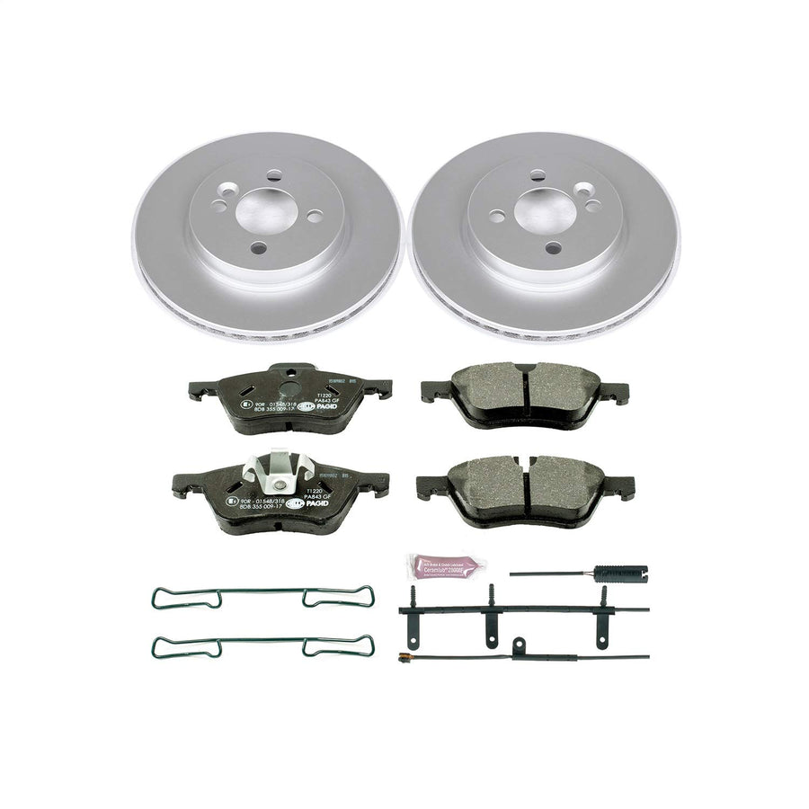Euro-Stop Power Stop ESK5780 Brake Kit For Mini Cooper Front 2007-2008 [Model Specific]