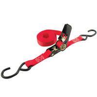 1" x 15' Red Erickson Motorcycle or ATV Ratcheting Tie-Down Strap