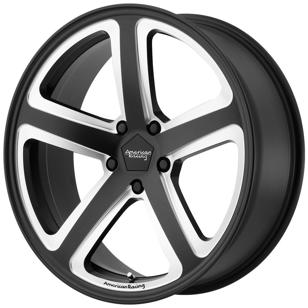 HOT AMERICAN RACING Lap 20x9 5x115.00 Satin Black Milled (25 mm) Offset Part# (AR92229015925)