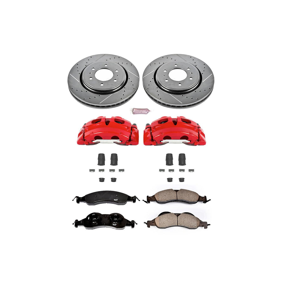 Power Stop Z23 KC4682 Evolution Sport Performance Brake Kit with Caliper For Ford Expedition 2007-2009 | Lincoln Navigator 2007-2009 [Vehicle Specific]