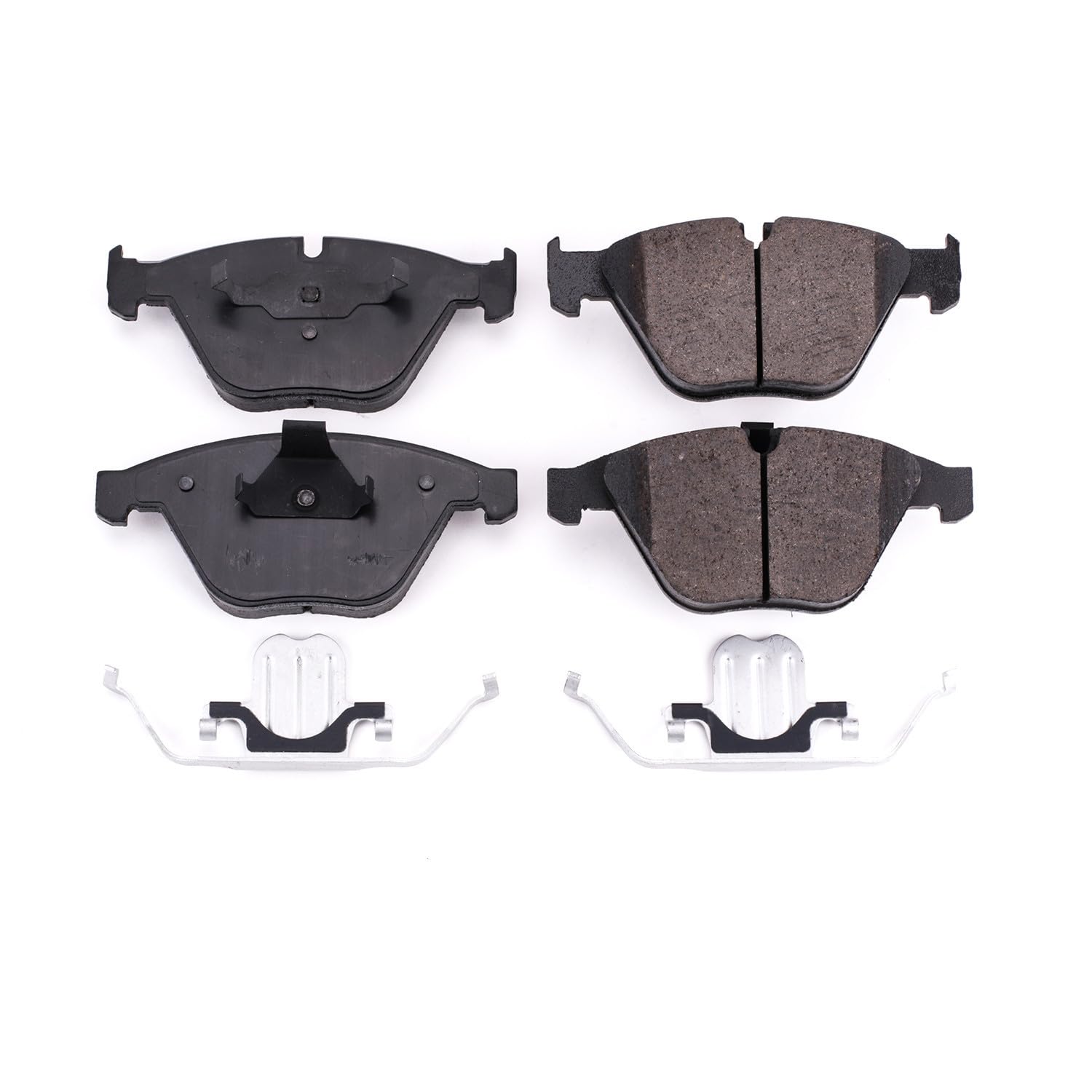 Power Stop Brake Kit Front For BMW 328i 2008-13 |328i xDrive 2009-13 |328xi 2008 |X1 2013-15 - Ceramic Brake Pads With Installation Hardware, 17-1260