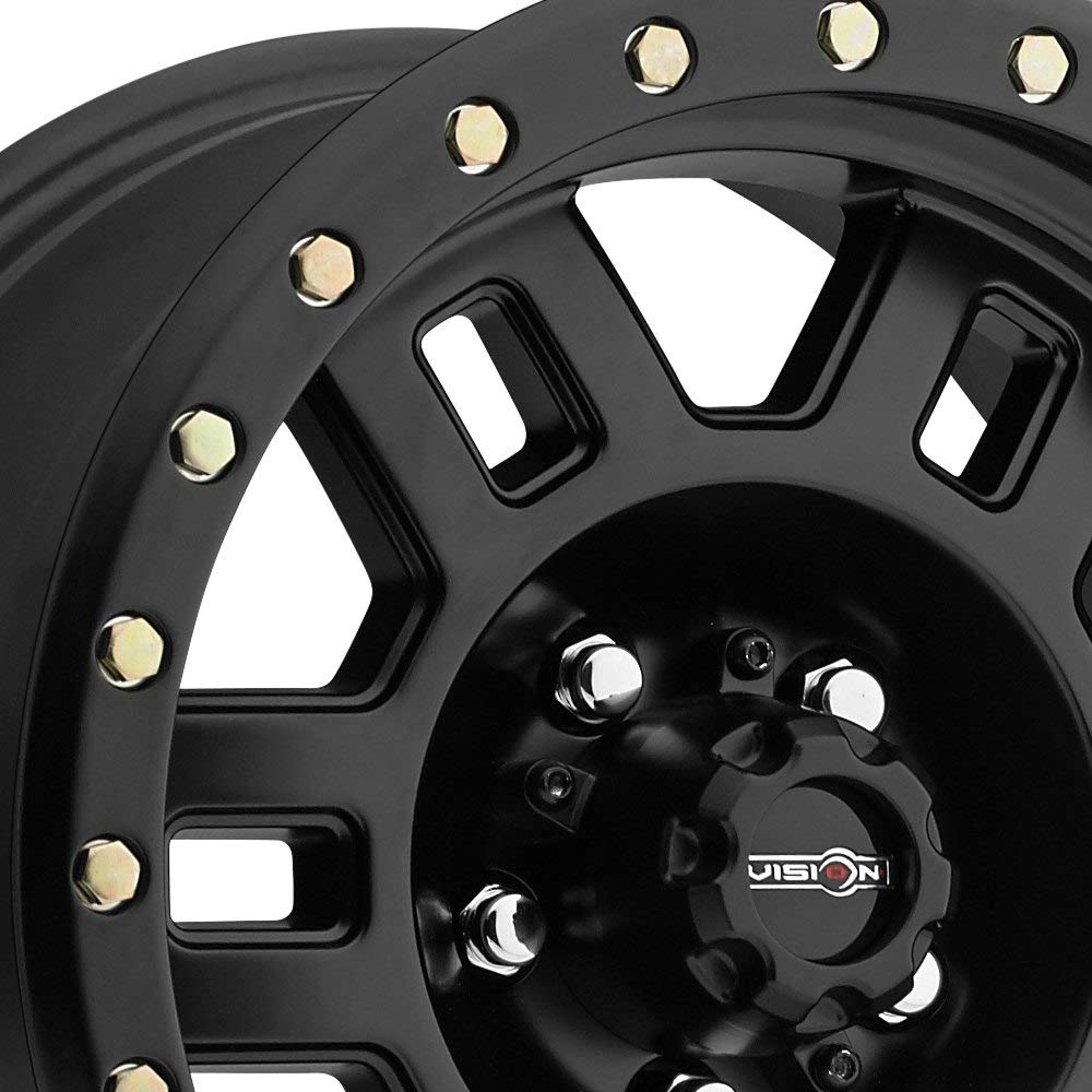 VISION WHEEL 18X9 5X5.5 5.7BS MANX 398 MATTE BLACK