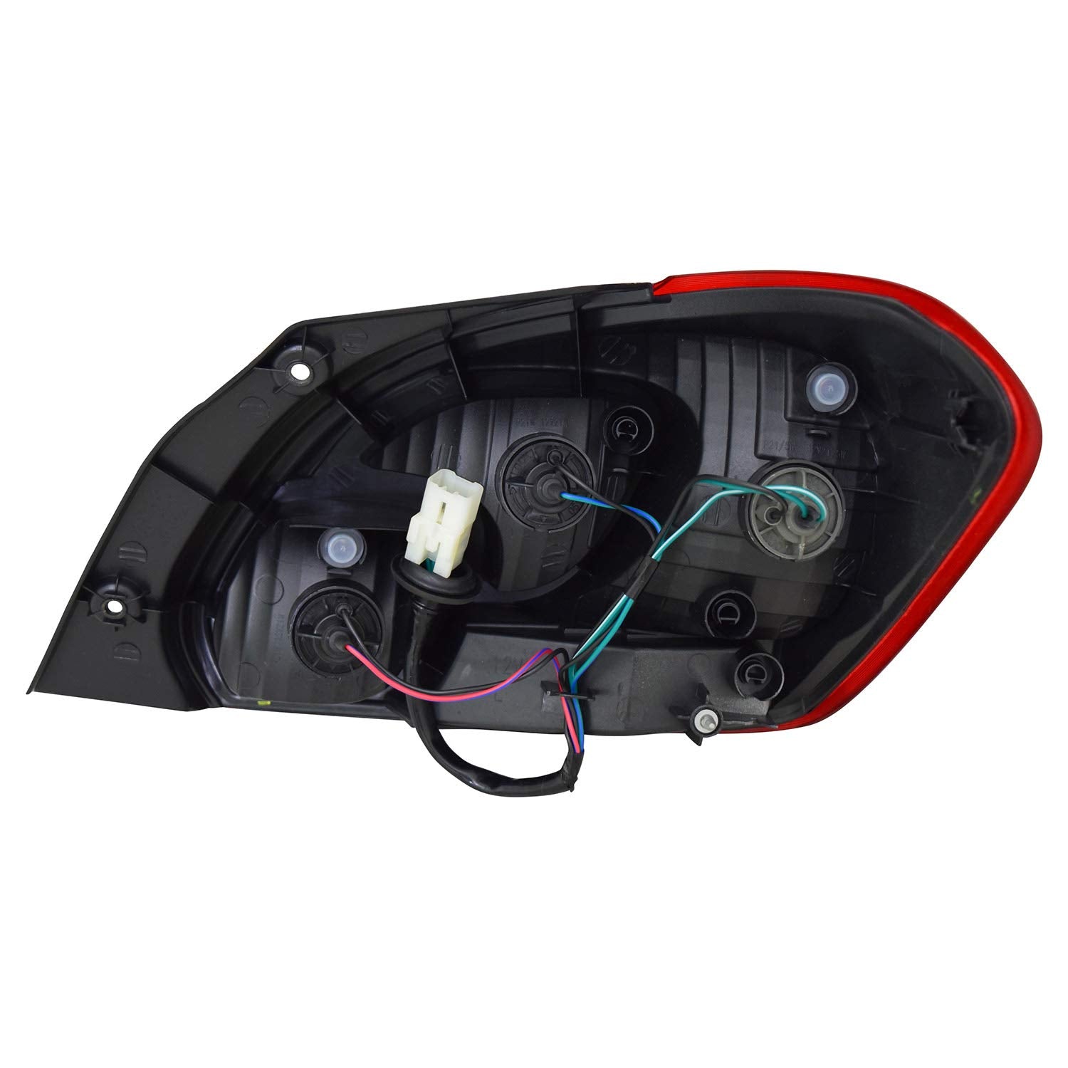 Left TYC Tail Light Assembly Compatible with 2014-2015 Mitsubishi Mirage