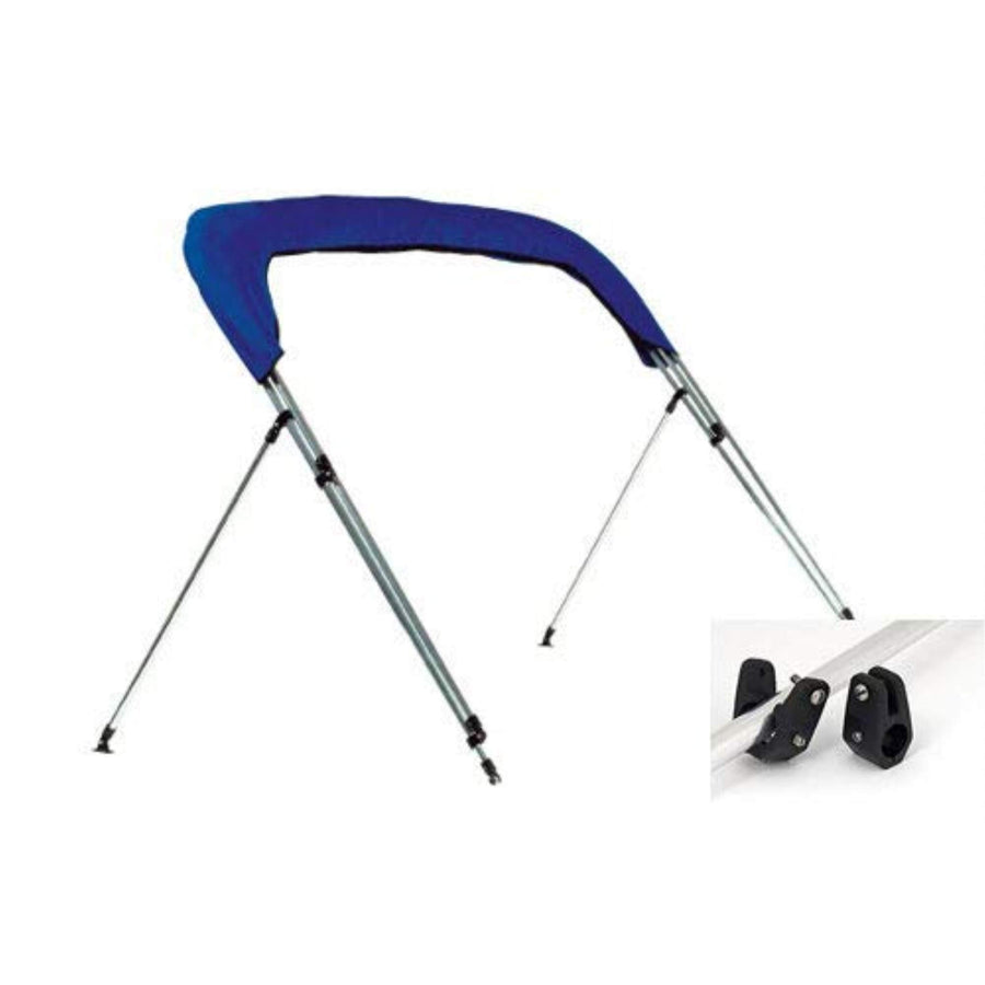 Bimini Top Adjustable Brace Kit Carver 62014 - 22"-44" H (Round Tube Aluminum)