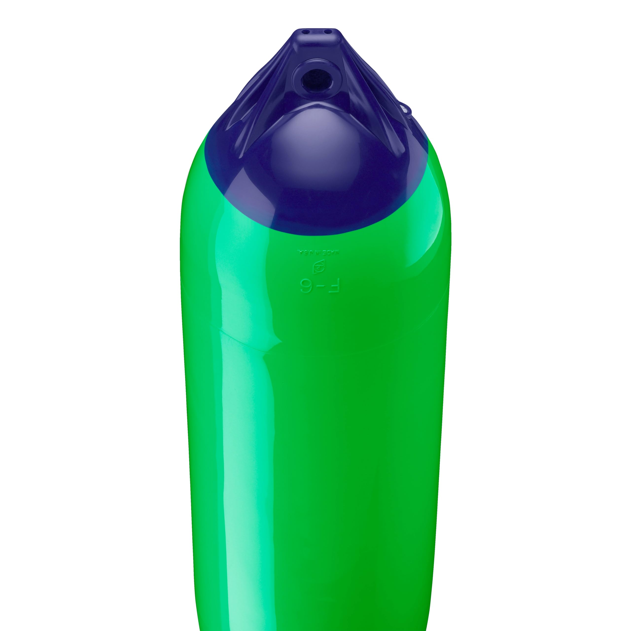 Polyform F-6 Standard Boat Fender F-Series - Blue Ropehold Green