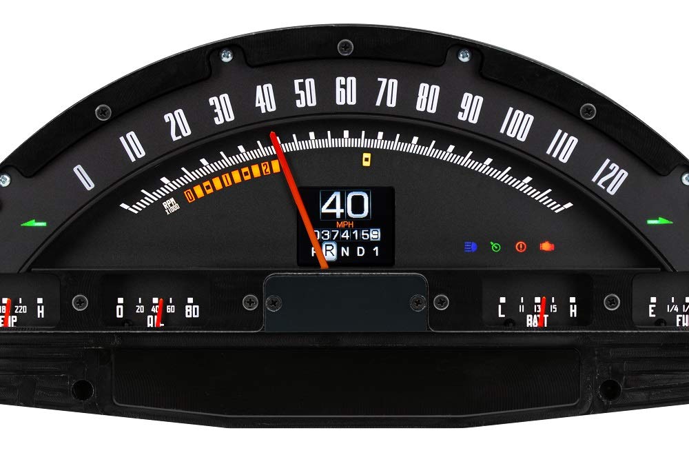 Dakota Digital Retrotech Gauge Instrument System RTX-56F-PU-X Compatible with 1956 Ford Pickup F100