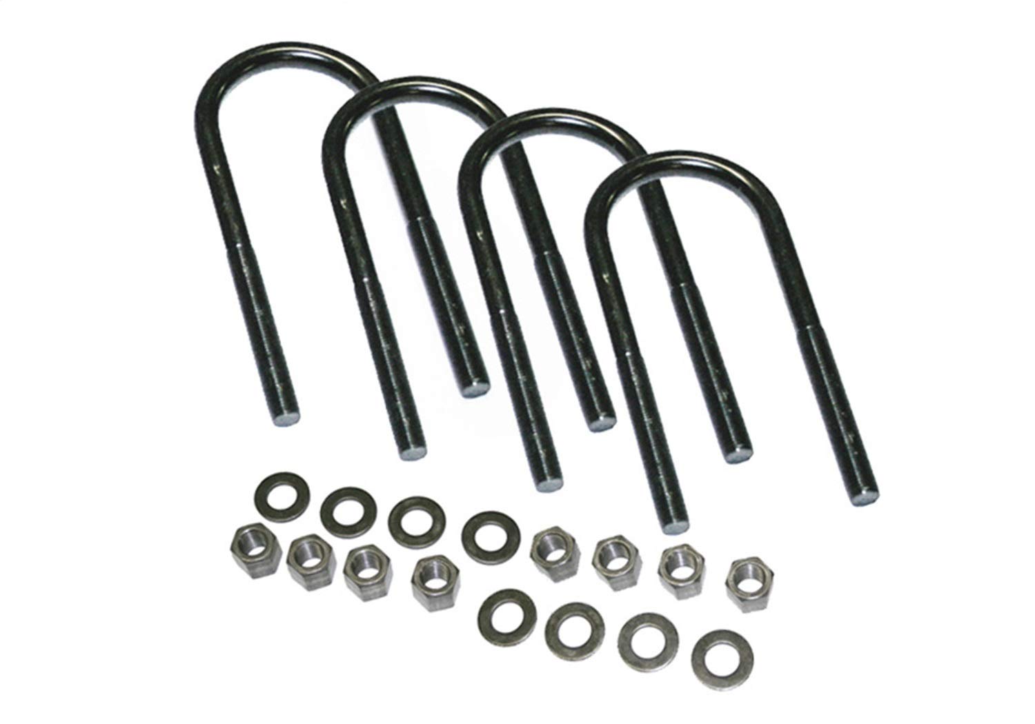 SUPERLIFT RealTruck SUSPENSION U-Bolt Kit | Round U-Bolts 5/8 x 3-5/8 x 15 | 11654 | 4 Pack of U-Bolts with Hardware