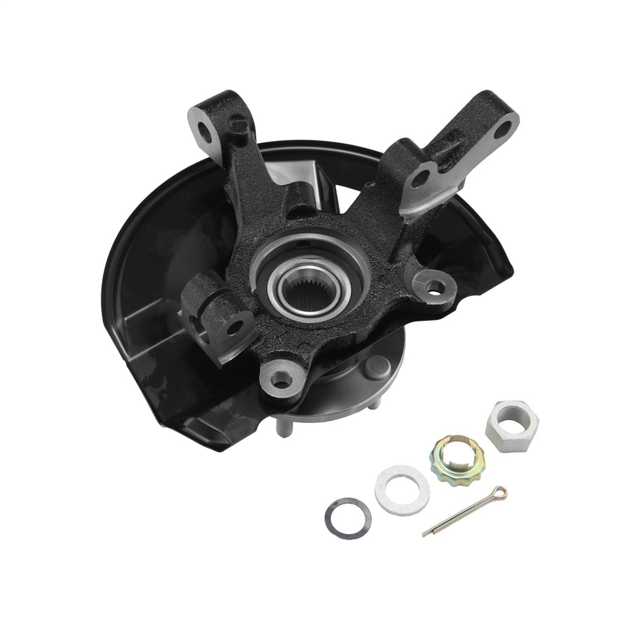 18007.08 | Omix Steering Knuckle with Wheel Hub and Backing Plate for Drivers Side | OE Reference: 68088499AD | Fits 2007-2017 Jeep Compass/Patriot