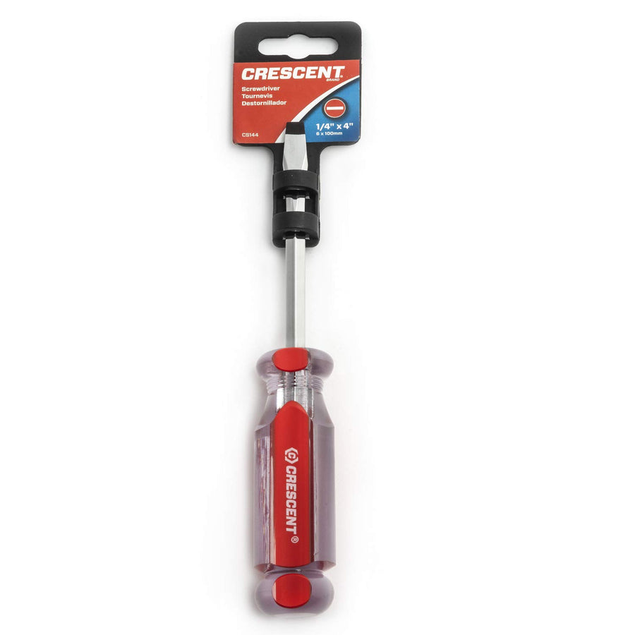 1/4" x 4" Crescent Slotted Acetate Screwdriver - CS144